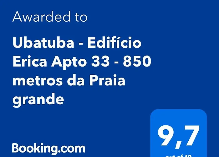 Ubatuba - Edificio Erica Apto 33 - 850 Metros Da Praia Grande